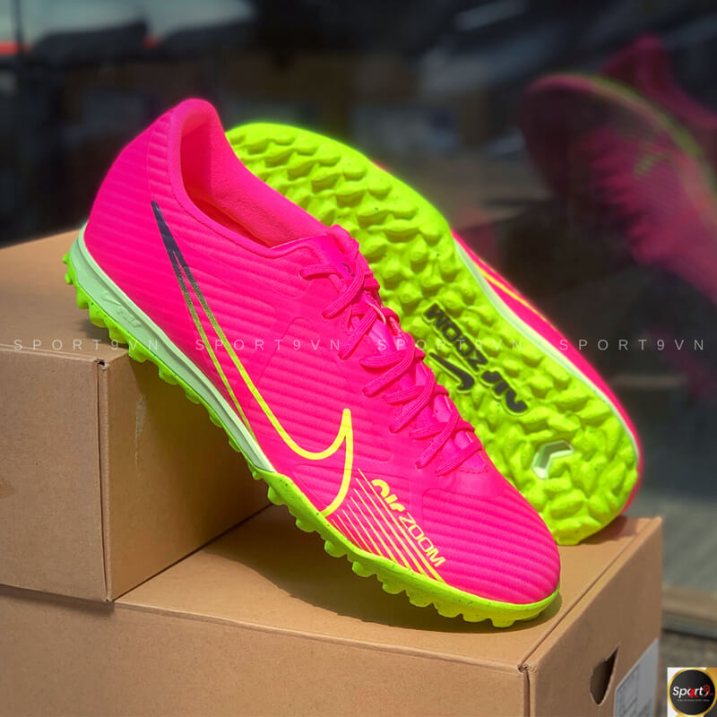 Nike Zoom Mercurial Vapor 15 Academy TF - Hồng/Xanh - DJ5635-605